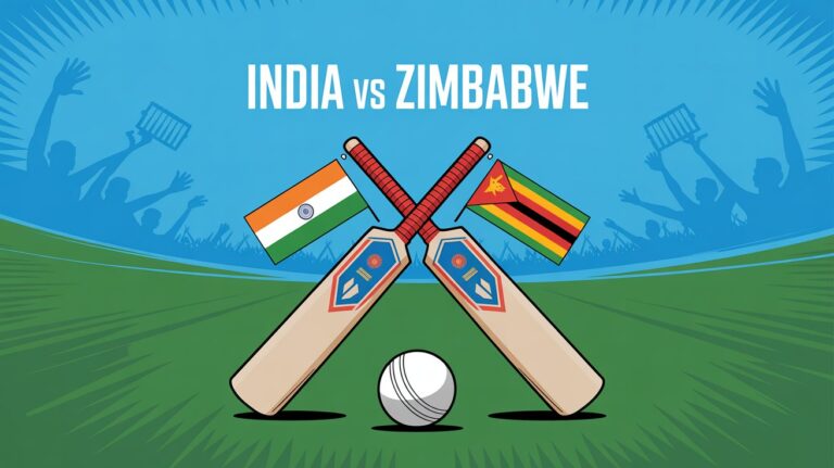 india national cricket team vs zimbabwe national cricket team match timeline