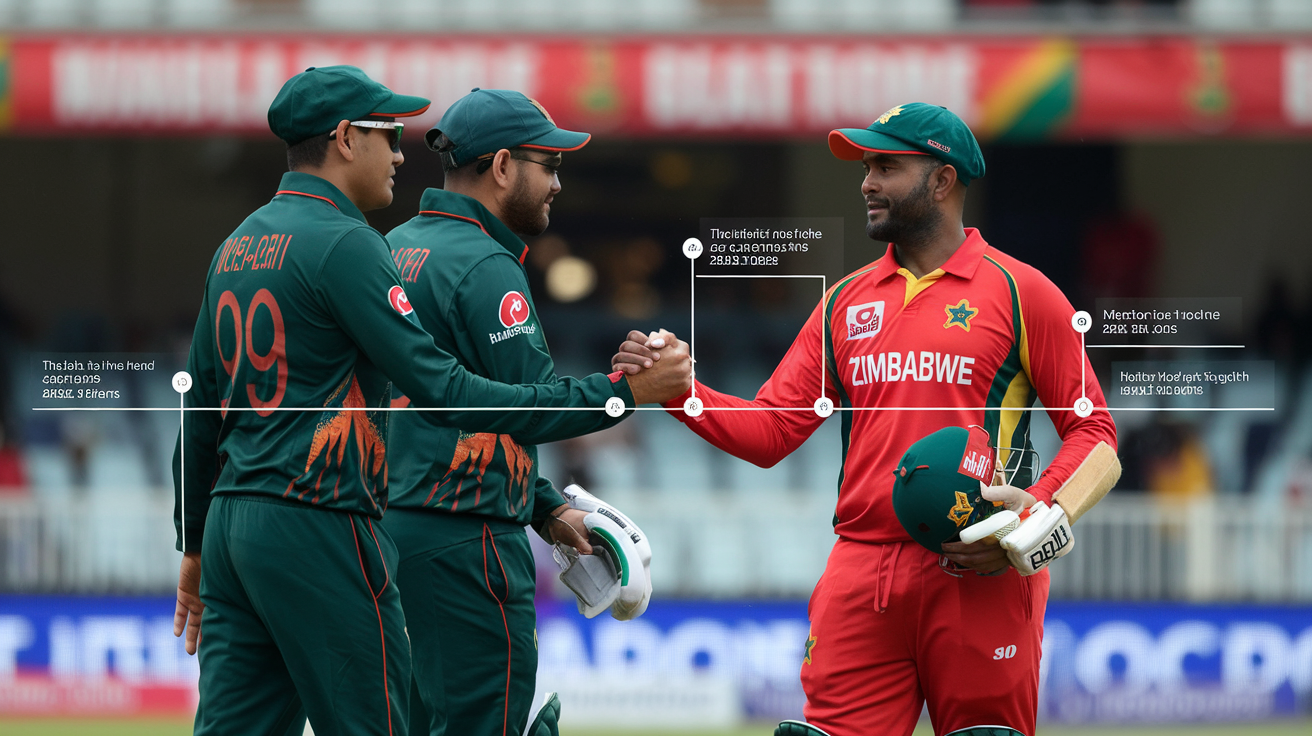 Bangladesh national cricket team vs Zimbabwe national cricket team timeline