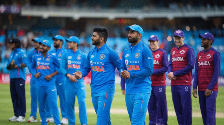 India National Cricket Team vs Canada National Cricket Team Players