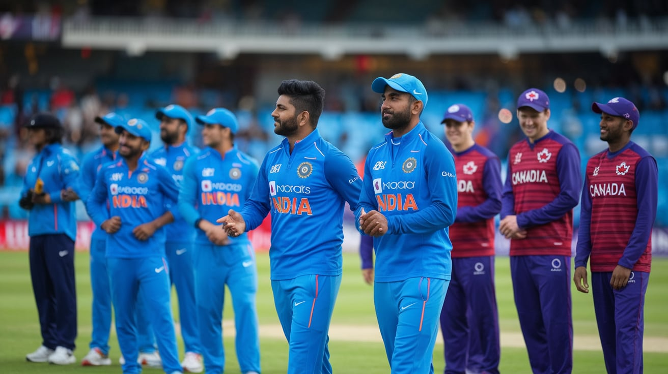 India National Cricket Team vs Canada National Cricket Team Players