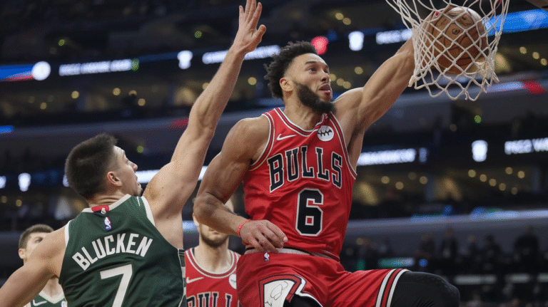 Chicago Bulls vs Milwaukee Bucks Match Player Stats