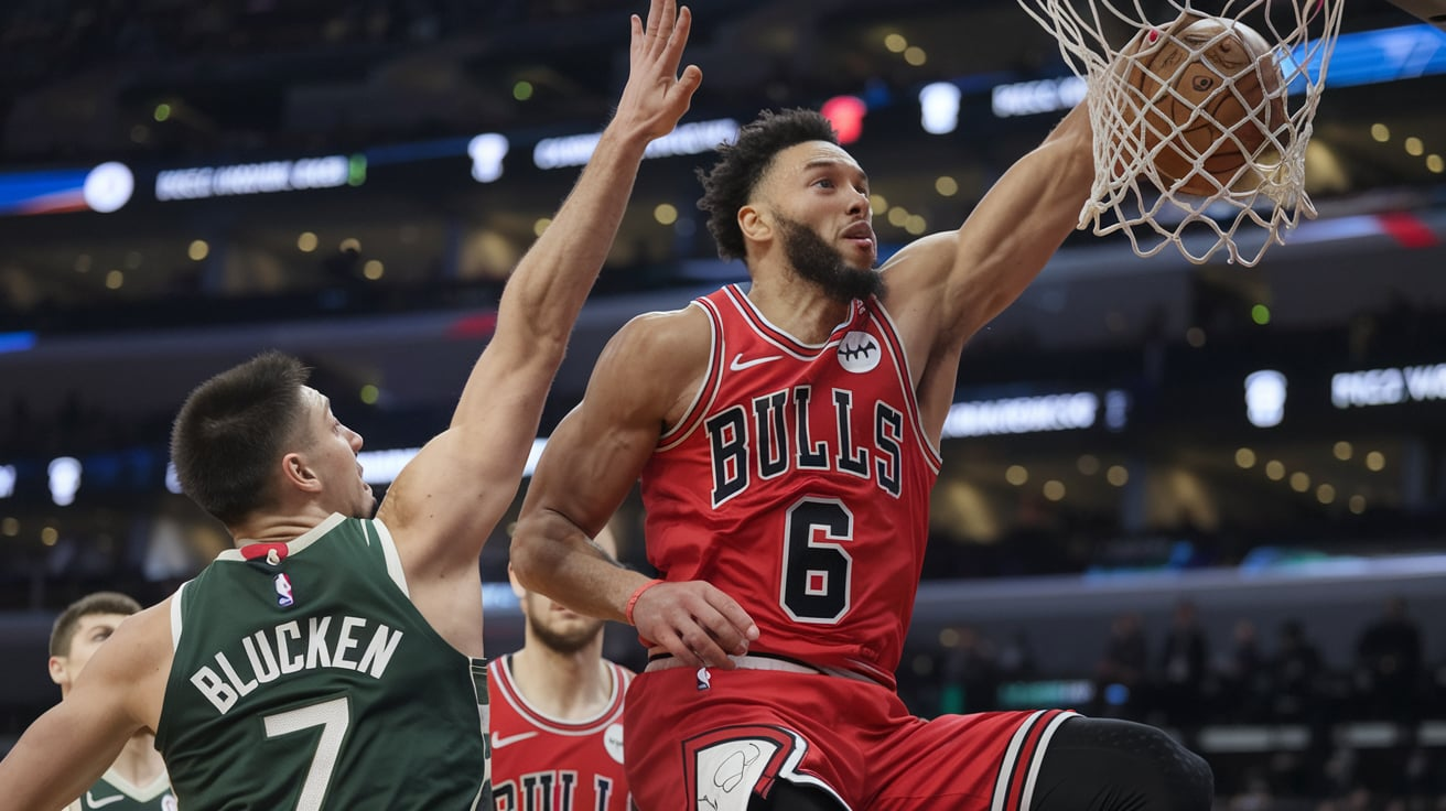 Chicago Bulls vs Milwaukee Bucks Match Player Stats