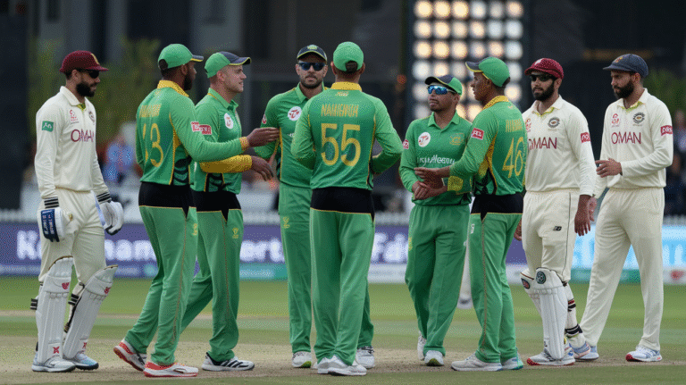 Namibia National Cricket Team vs Oman National Cricket Team Timeline