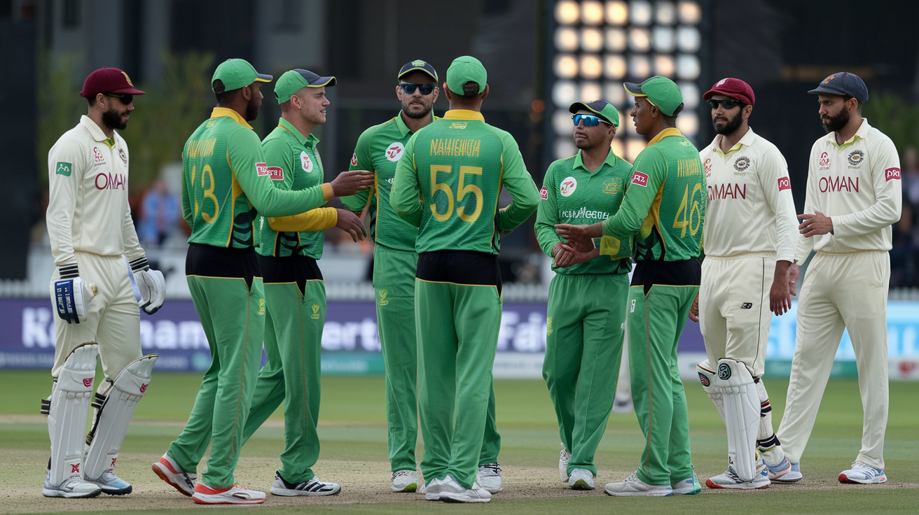 Namibia National Cricket Team vs Oman National Cricket Team Timeline