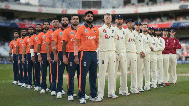 Oman National Cricket Team vs England Cricket Team Stats – A Surprising Story in Cricket