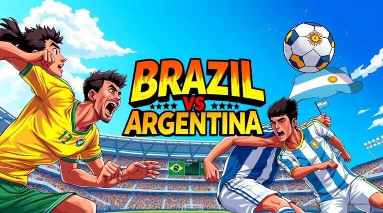 Brazil vs Argentina Rivalry Match Stats