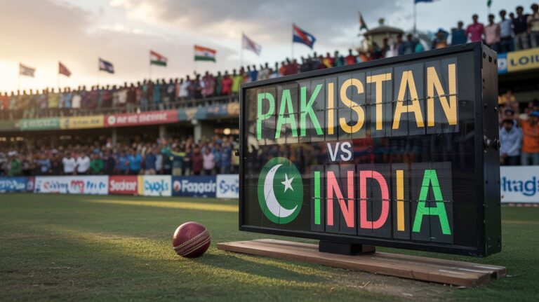 Pakistan National Cricket Team vs India National Cricket Team Match Scorecard
